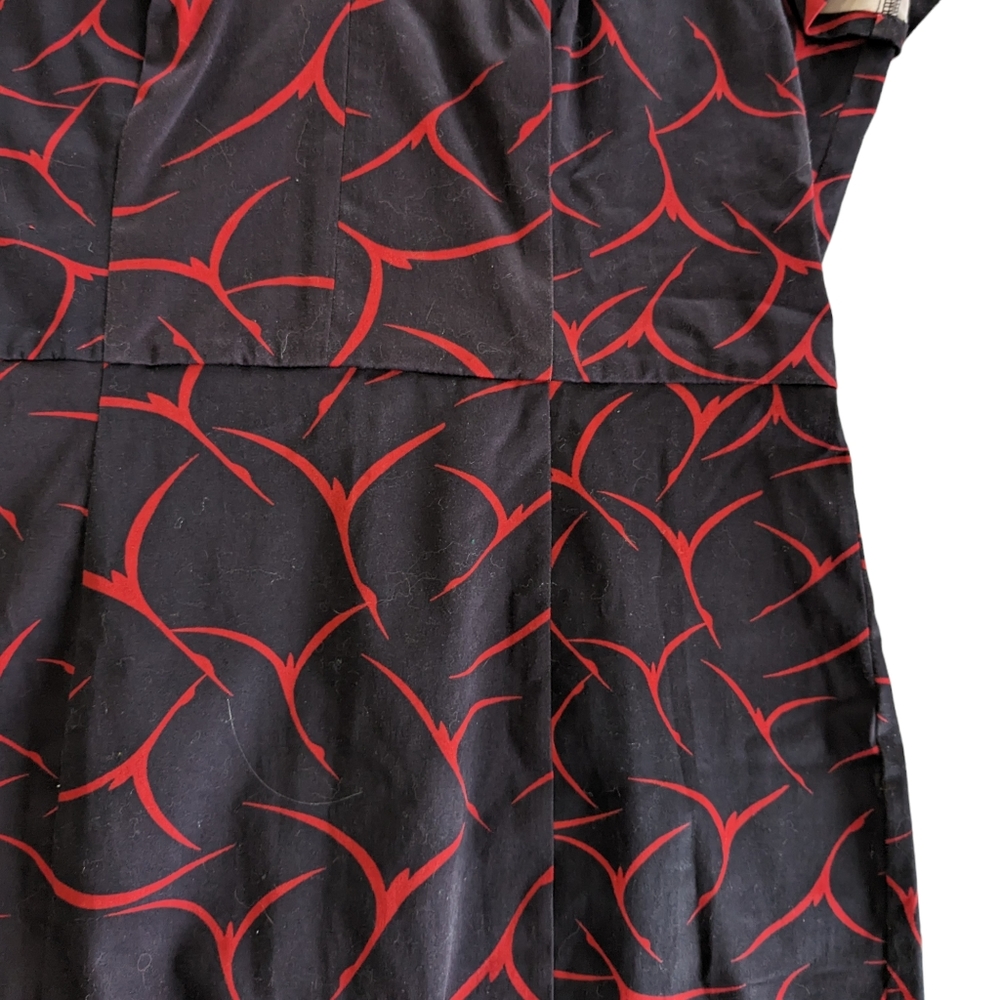 French Connection Navy Sheath Dress Size 10 - Picture 6 of 11